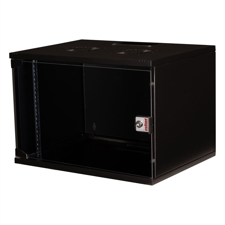 ROLINE 19" Boîtier mural Basic 7U, 540x400 LxP En kit noir