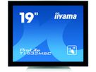 iiyama ProLite T1932MSC-W5AG écran plat de PC 48,3 cm (19") 1280 x 1024 pixels LED Écran tactile Multi-utilisateur Noir, Blanc