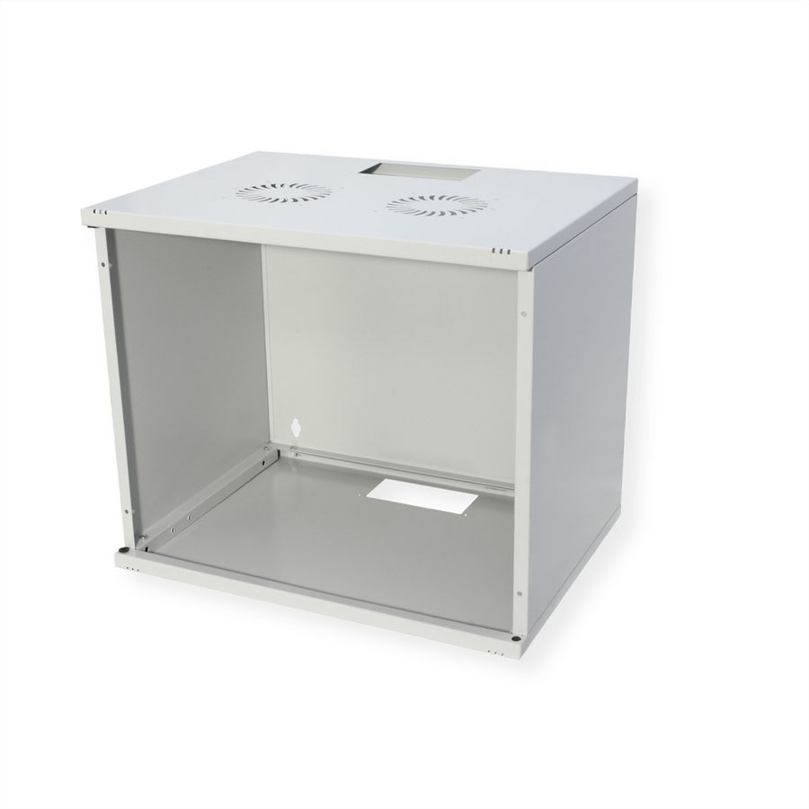 ROLINE 19" Boîtier mural Basic 9U, 540x400 LxP gris, EN KIT