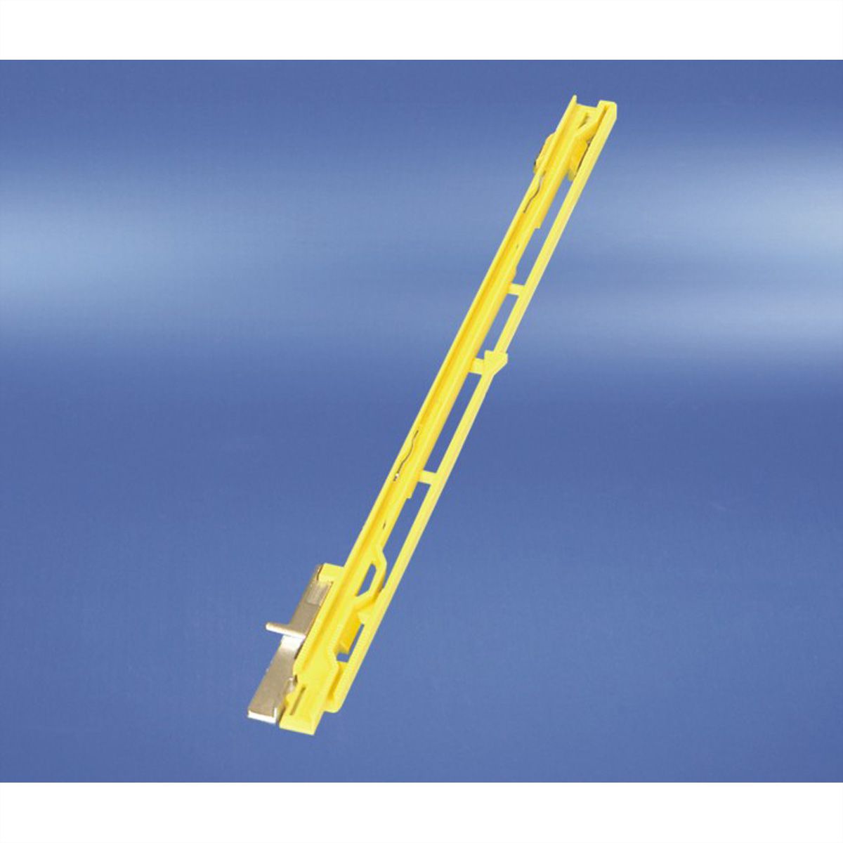 SCHROFF MTCA Rail de guidage, jaune, inférieur, pour modules PM, 10 pièces