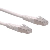 Cordon ROLINE Cat.6 (Classe E) S/FTP (PiMF), blanc, 2 m