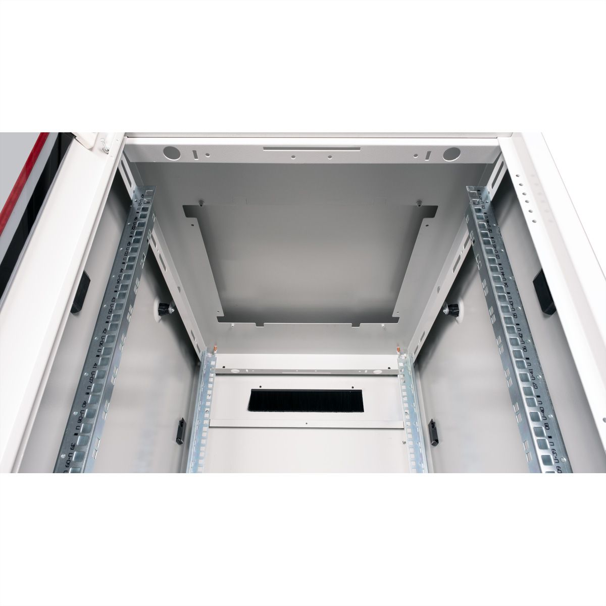 ROLINE 19" Baie réseau Pro 47U, 600x800 LxP Porte verre gris