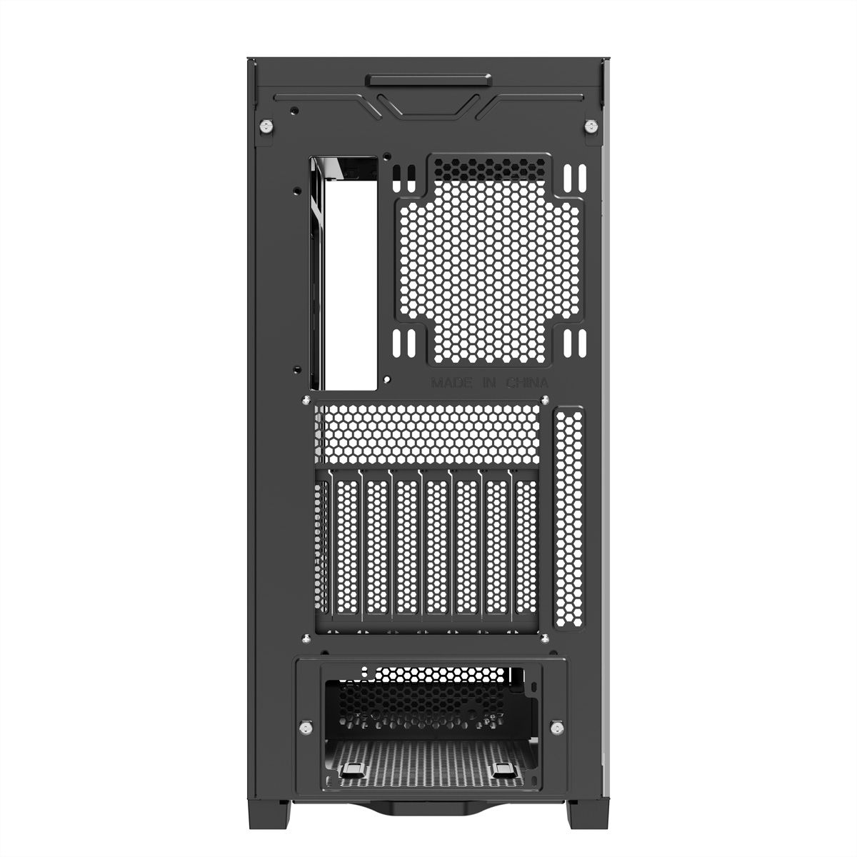 XILENCE Xilent Gleam X818.ARGB Gaming ATX PC noir, Tour RGB ATX Midi