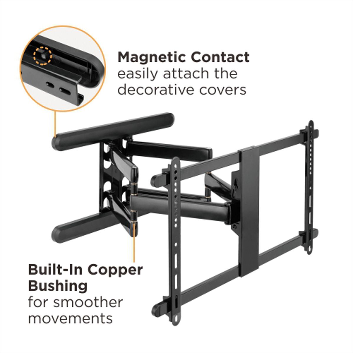 ROLINE PREMIUM Support mural pour écran LCD, jusqu'à 70 kg