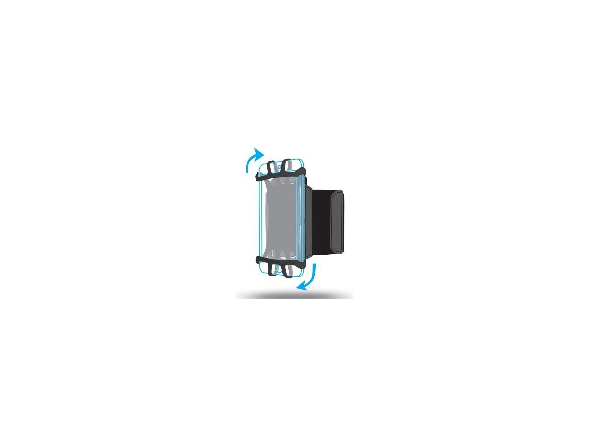 Mobilis ARM BAND 4-6IN . 6" Boîte à brassard Noir