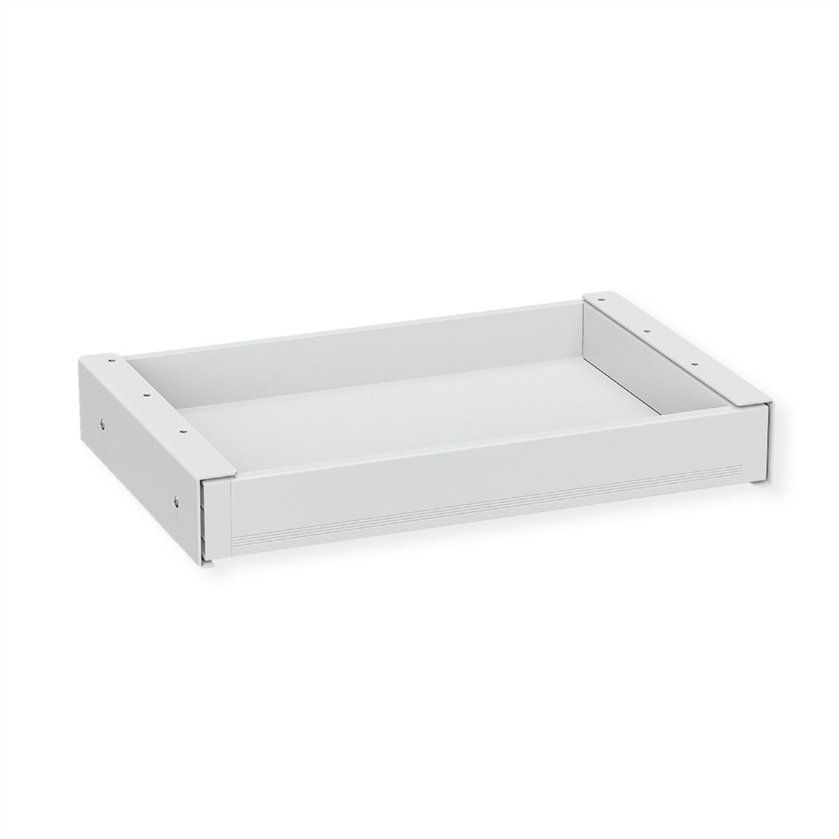 VALUE Tiroir sous bureau ultra-mince, taille moyenne, blanc