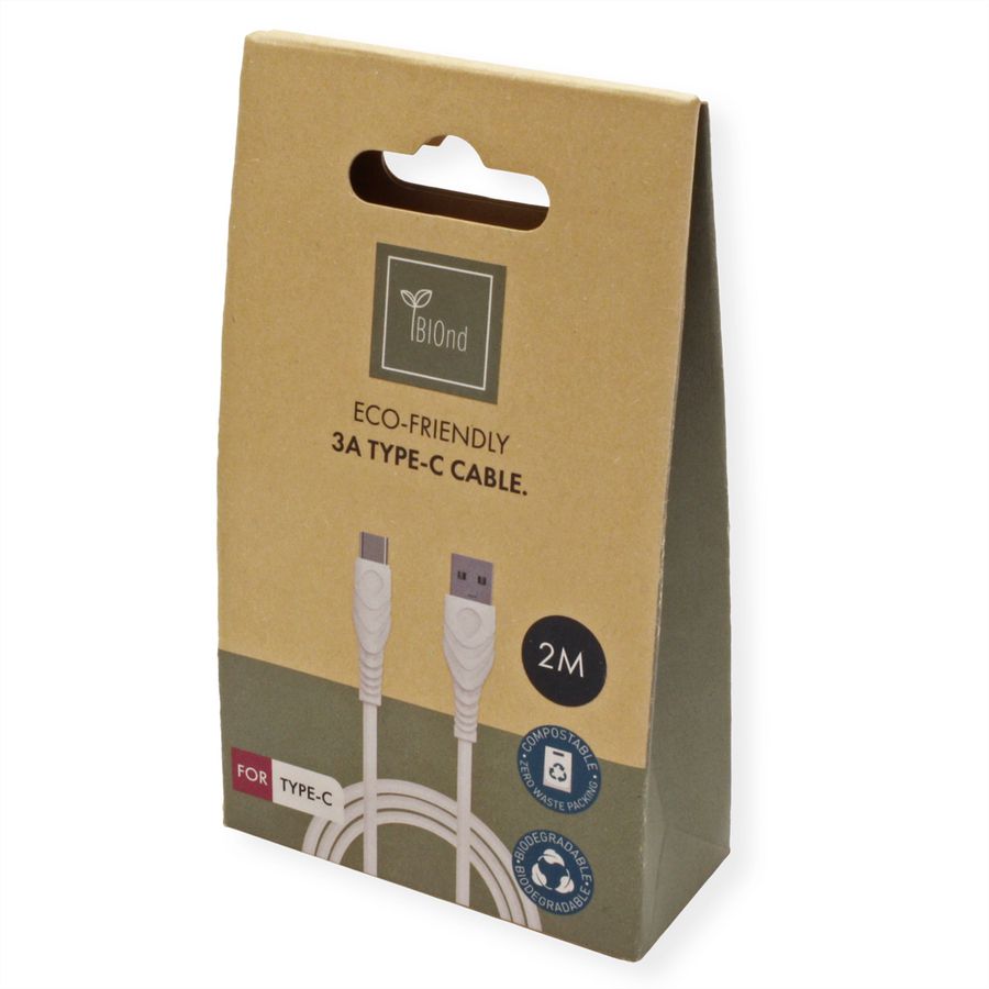 BIOnd BIO-20-TC Câble USB-A vers USB-C 3A, 2 m