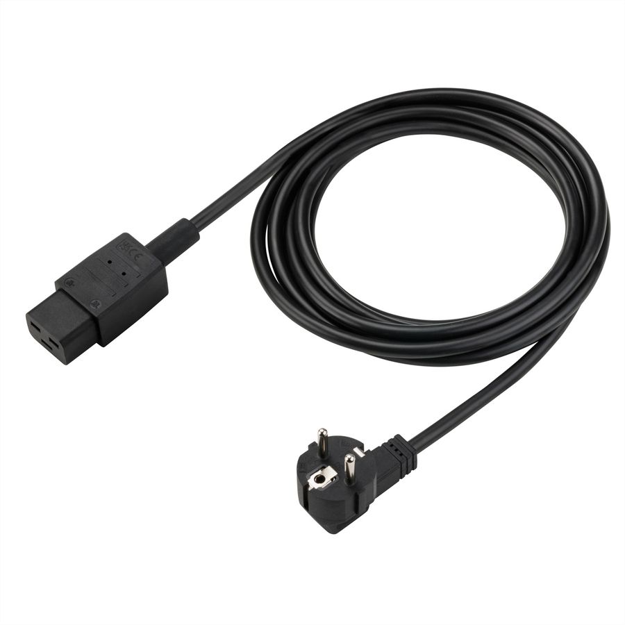 BACHMANN Câble 2P+T - IEC320-C19 16A/250V, noir, 3 m