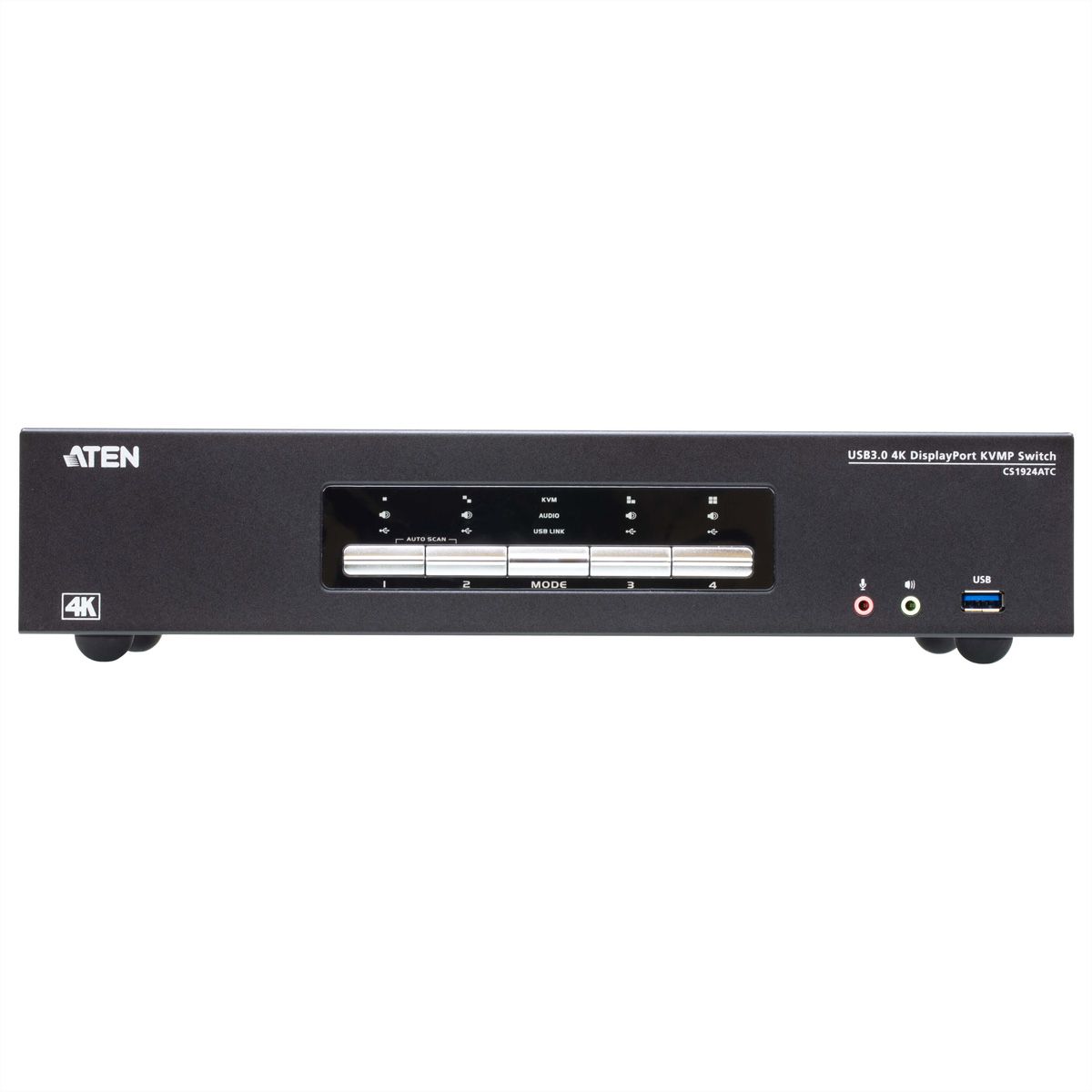 ATEN CS1924ATC Commutateur KVMP™ 4 ports USB 3.0 4K DisplayPort pour ATC