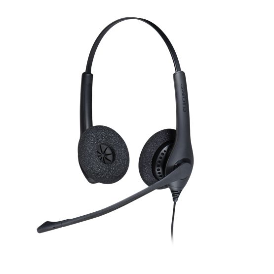Jabra BIZ 1500 Duo USB Binaural Bandeau Noir