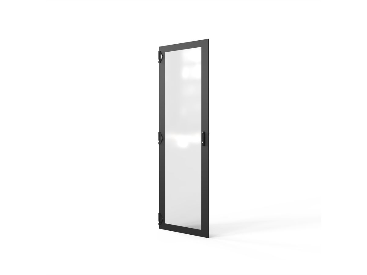 SCHROFF Porte 2200H 800L verre IP20 fermeture 3 points