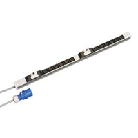 Bâti de prises SCHROFF, IEC C19, 32 A, Fiche IEC 60309, 12x IEC C19, Fusible 2x16 A