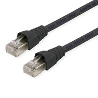 TELEGÄRTNER Cordon S/FTP, Cat.6A, LSOH, noir, 10 m