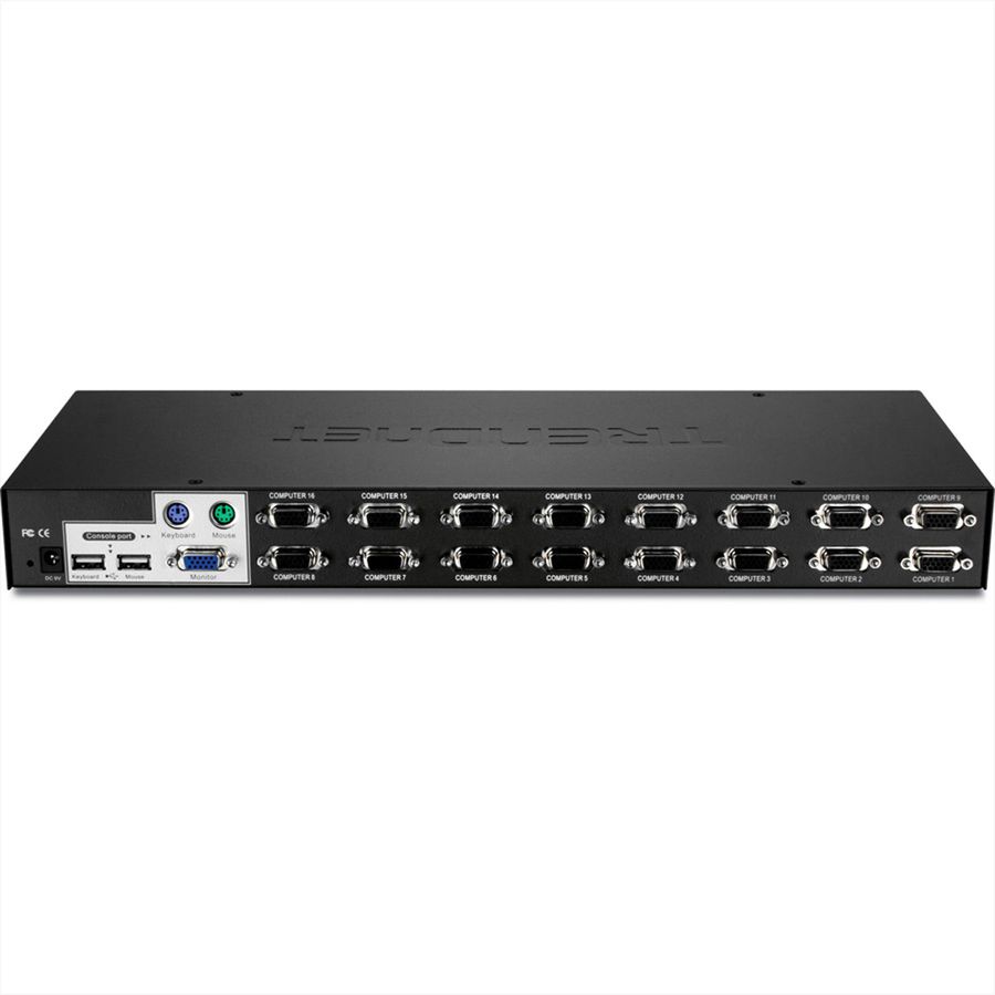 TRENDnet TK-1603R Switch USB KVM à 16 ports montage sur rack
