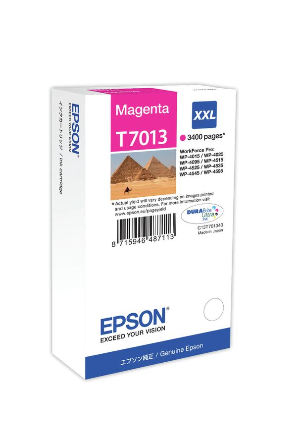 Epson Encre Magenta XXL (3 400 p)
