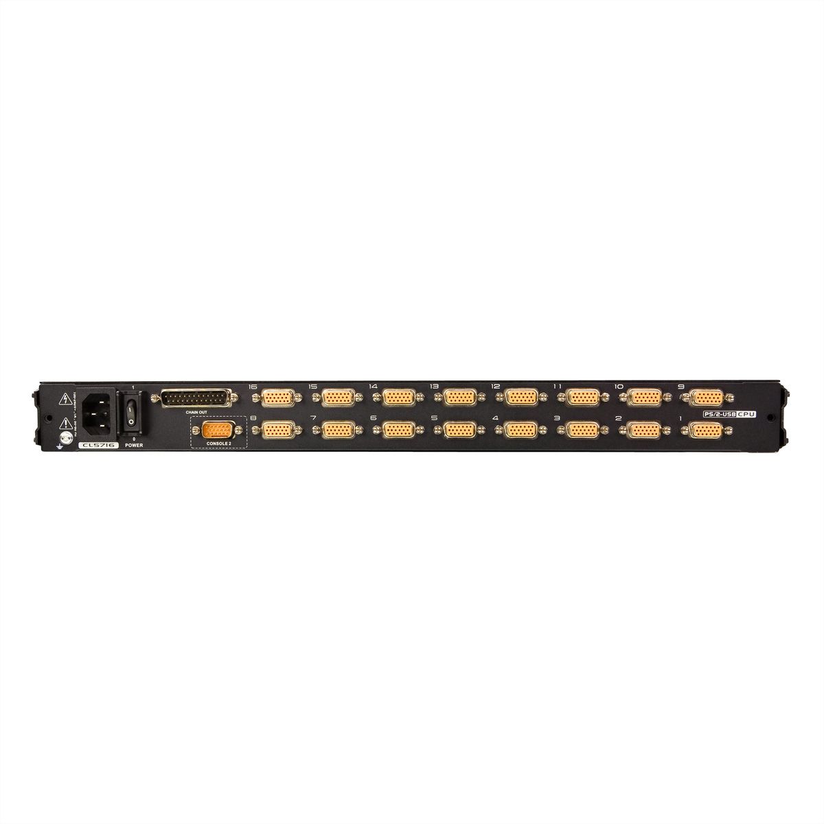 ATEN CL5716M Commutateur KVM VGA LCD 43cm PS/2-USB 16 ports , FR-Layout