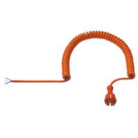 BACHMANN Câble spirale orange 1.0-5.0m, H07BQ-F 3G1.50