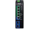 TRENDnet TI-PG743Bi Switch industriel Rail DIN Gigabit PoE+ L2 administrable à 7 ports 24 – 57V