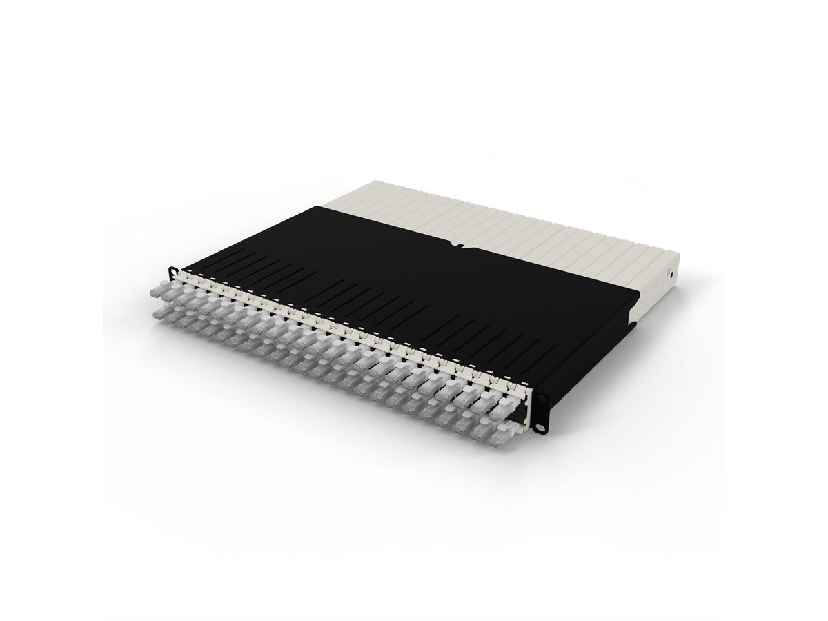 patchbox.one 8RU UTP blanc Cat.6a 0,8m