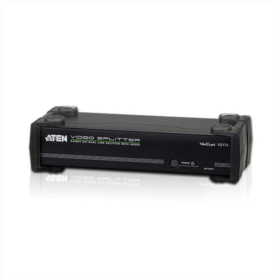 ATEN VS174 Distributeur DVI Dual Link audio/vidéo, 4 ports