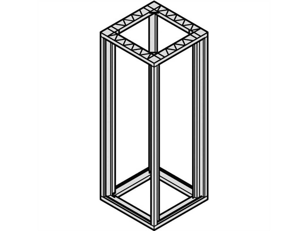 SCHROFF Cadre d'armoire Eurorack 19", 47 U 600W 600D