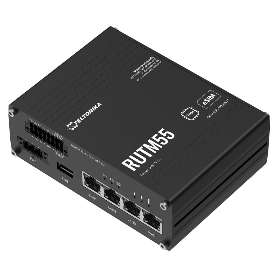 TELTONIKA RUTM55 5G Routeur DUAL-SIM et eSIM