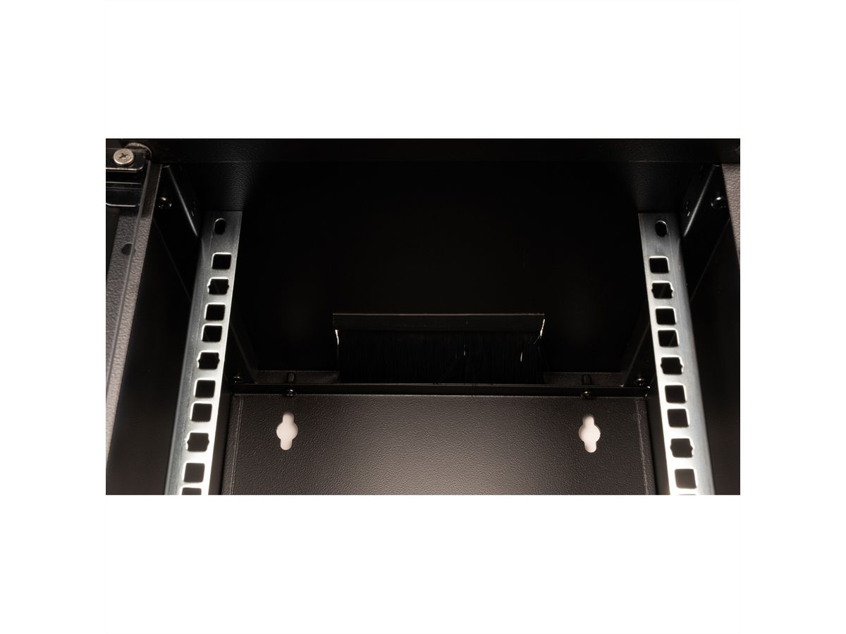 ROLINE 10" Boîtier mural 6U, 312x300 LxP  noir