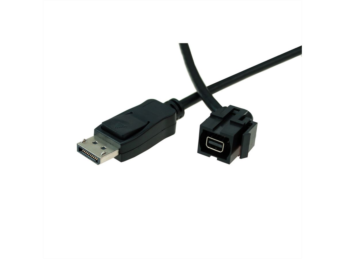 BACHMANN Keystone Mini Displayport/Displayport, noir