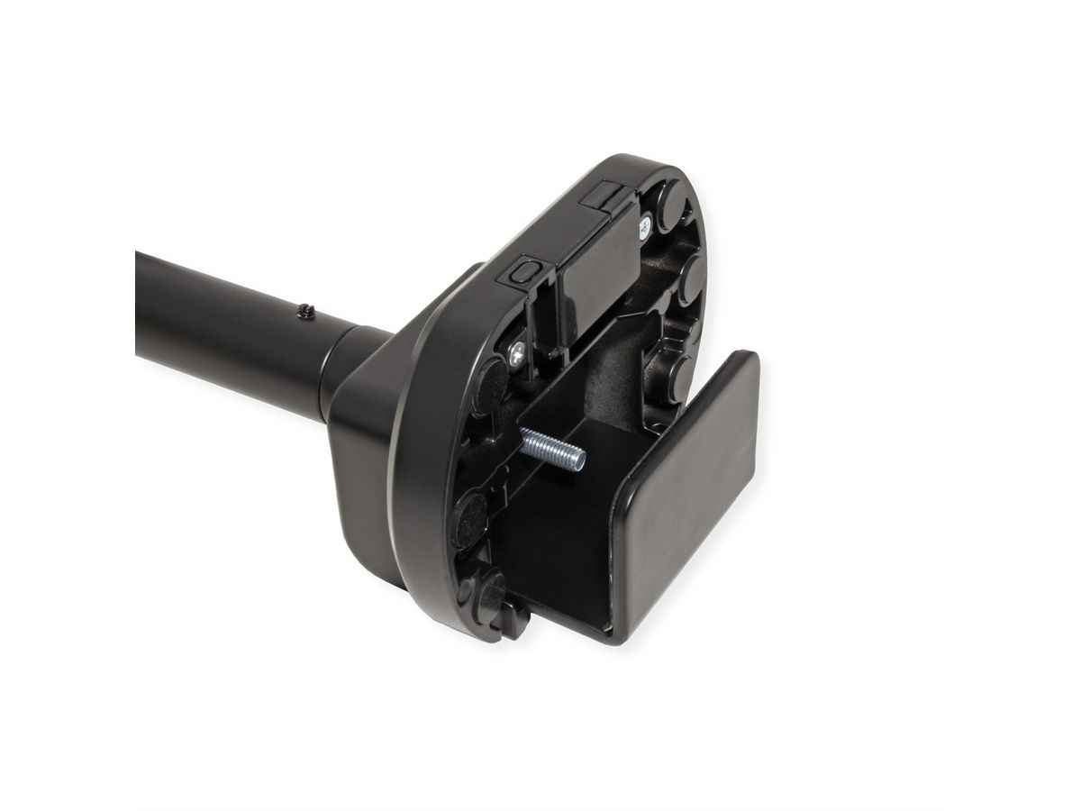 ROLINE Support LCD lourd, montage sur bureau, 4 articulations, jusqu'à 22/27 kg, noir