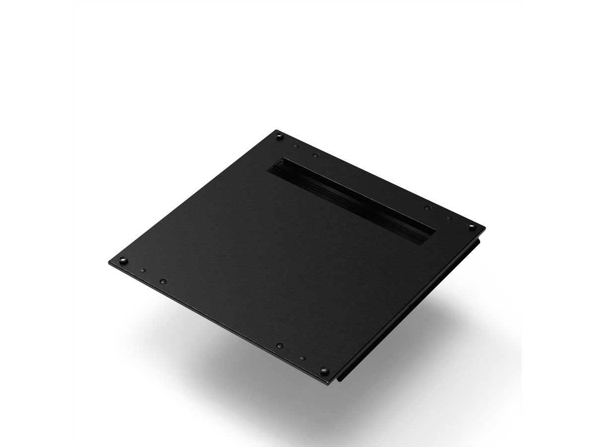 SCHROFF Plaque 600L 600P IP55 + entrée de câbles