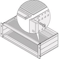 Plaque de recouvrement SCHROFF EuropacPRO pour rail horizontal type L, Light, 84 CV, 175 mm