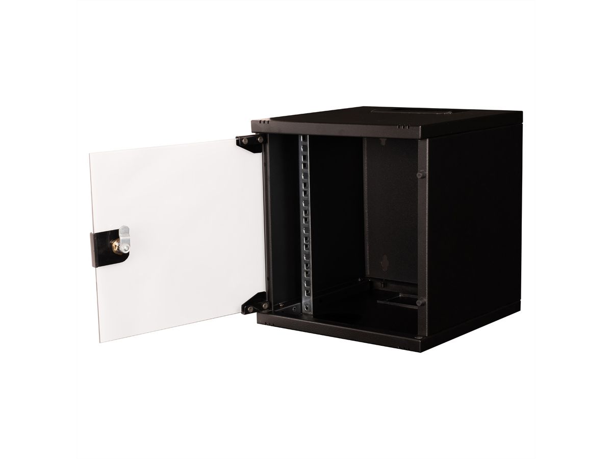 ROLINE 10" Boîtier mural 6U, 312x300 LxP  noir