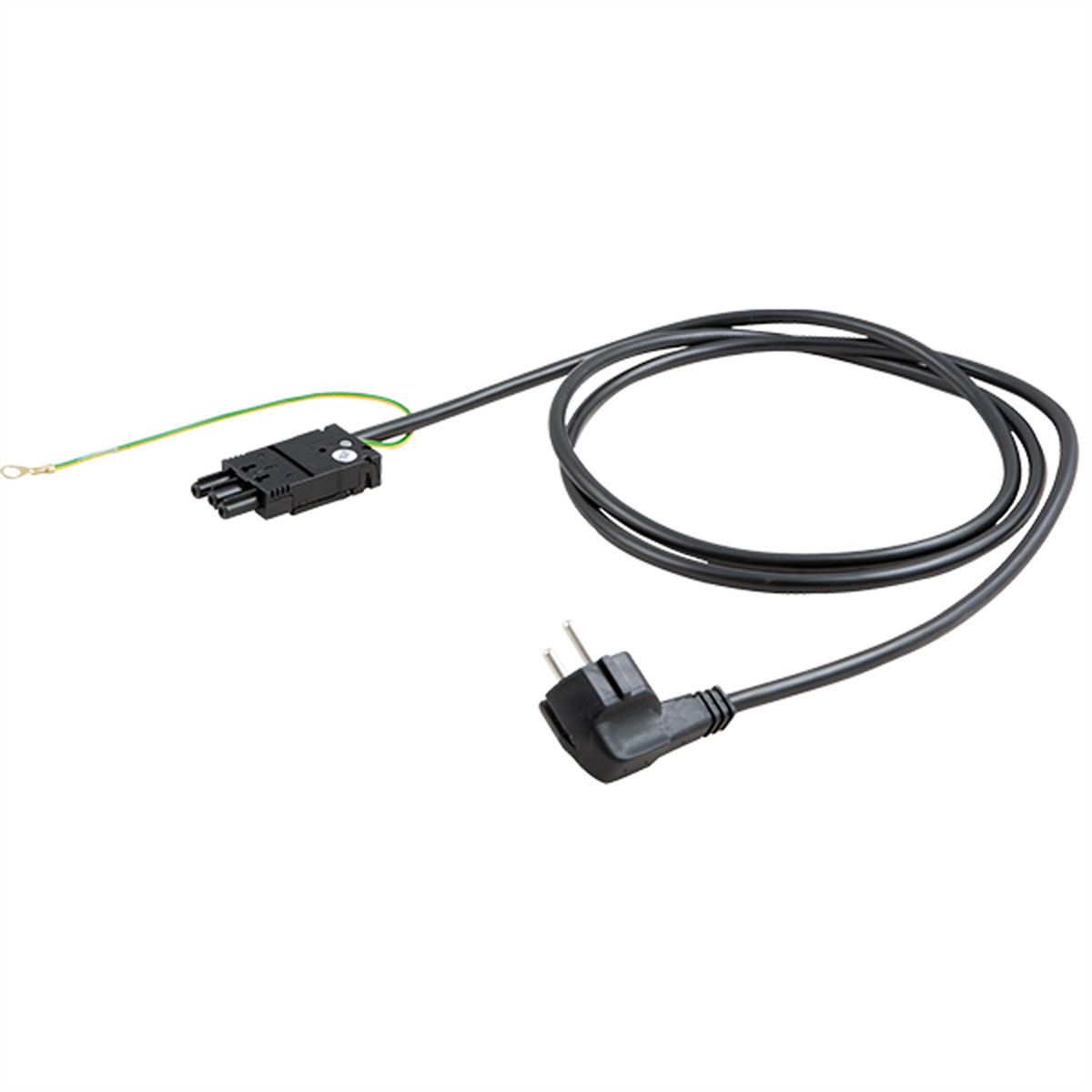 BACHMANN Câble CEE7/7 3m, Connecteur GST18, noir, 3 m
