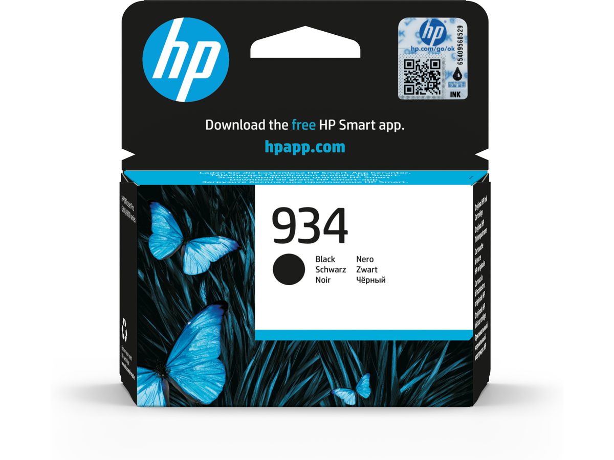 HP 934 cartouche d'encre noire authentique