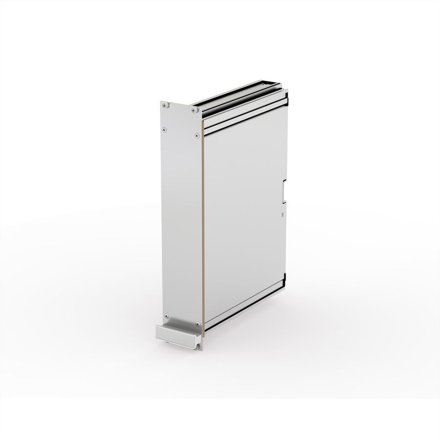 SCHROFF Unité enfichable de type cadre PRO Kit, blindé, capot lisse, 1 connecteur, 6 U, 10 HP, 167 mm