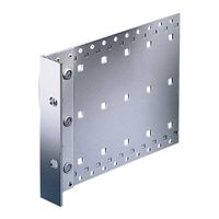 SCHROFF EuropacPRO panneau latéral pour joint en acier inoxydable, type H, lourd, 6 U, 235 mm