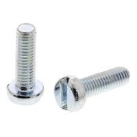 Vis à tête cylindrique à fente de SCHROFF, M4 x 12