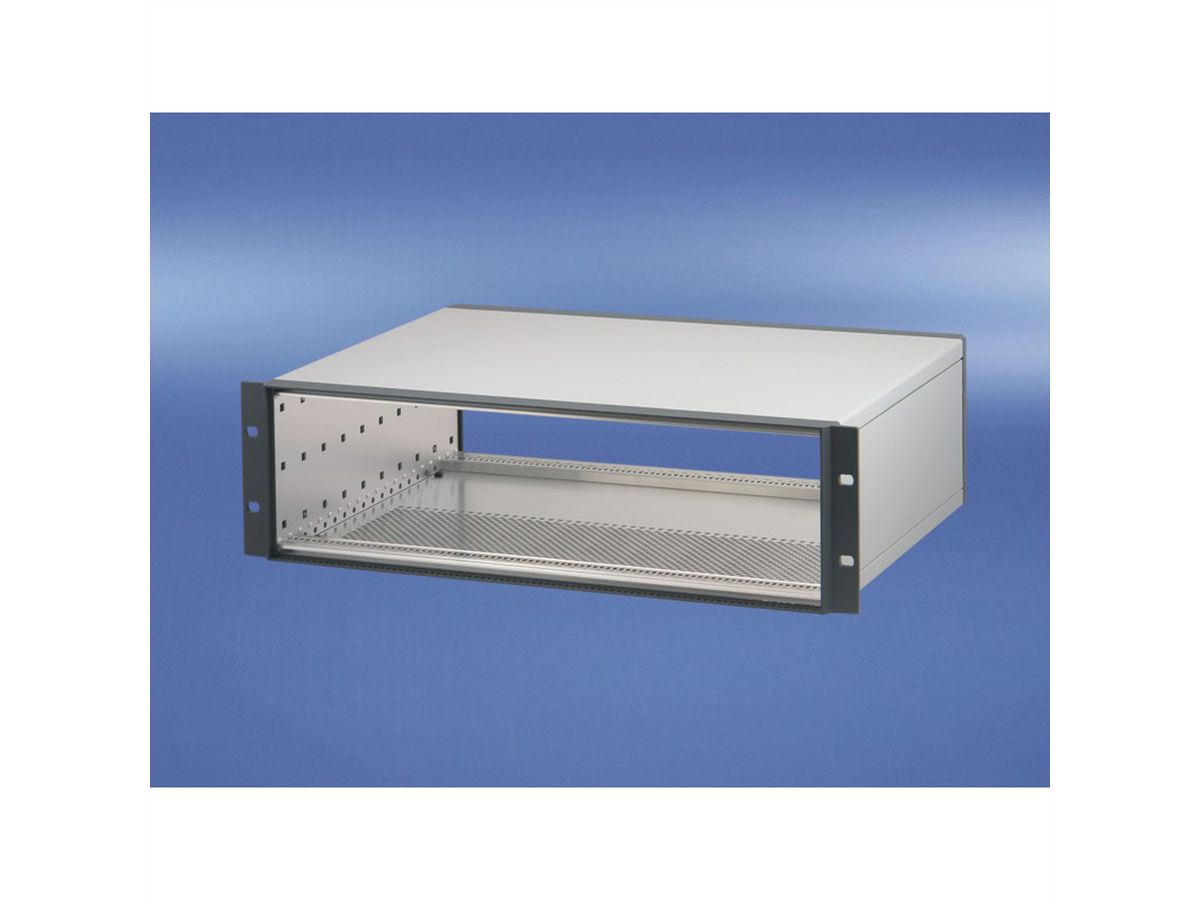 SCHROFF RatiopacPRO, coffret de bureau, blindage à monter ultérieurement, garniture avant, 4 U, 42 CV, 255 mm