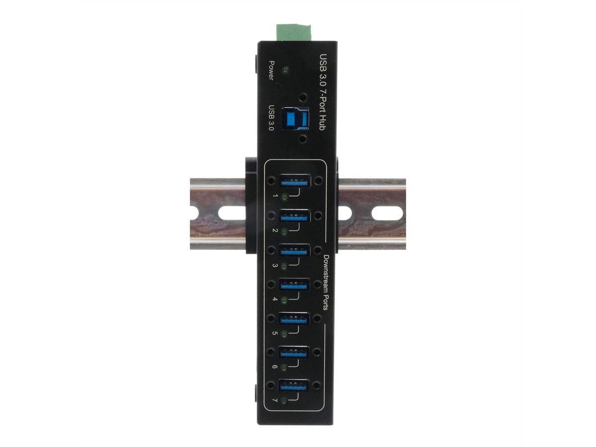 EXSYS EX-11227HMVS HUB métal 7 ports USB 3.2 Gen 1 VIA VL811+ Chipset