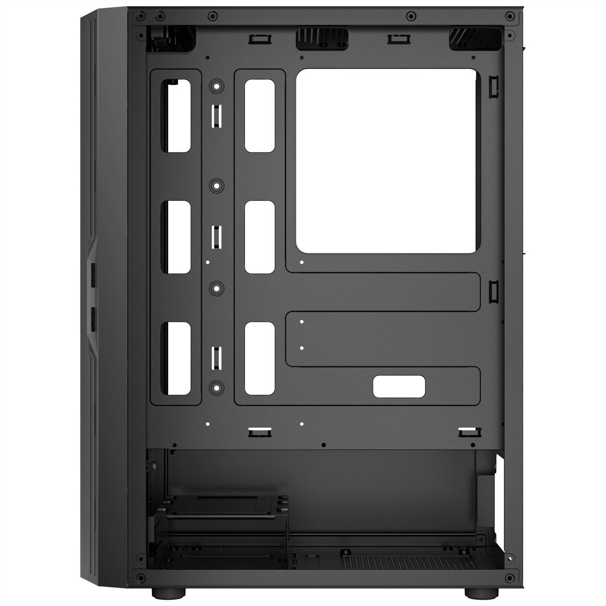 ANTEC AX20 Boîtier PC Midi Tower Gaming Noir ATX, noir