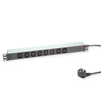 ROLINE Multiprise 19", 8 prises C13, argent, 2 m