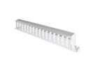 VALUE Plaque 19", 1 UH avec canal de rangement 40 x 80 mm, gris