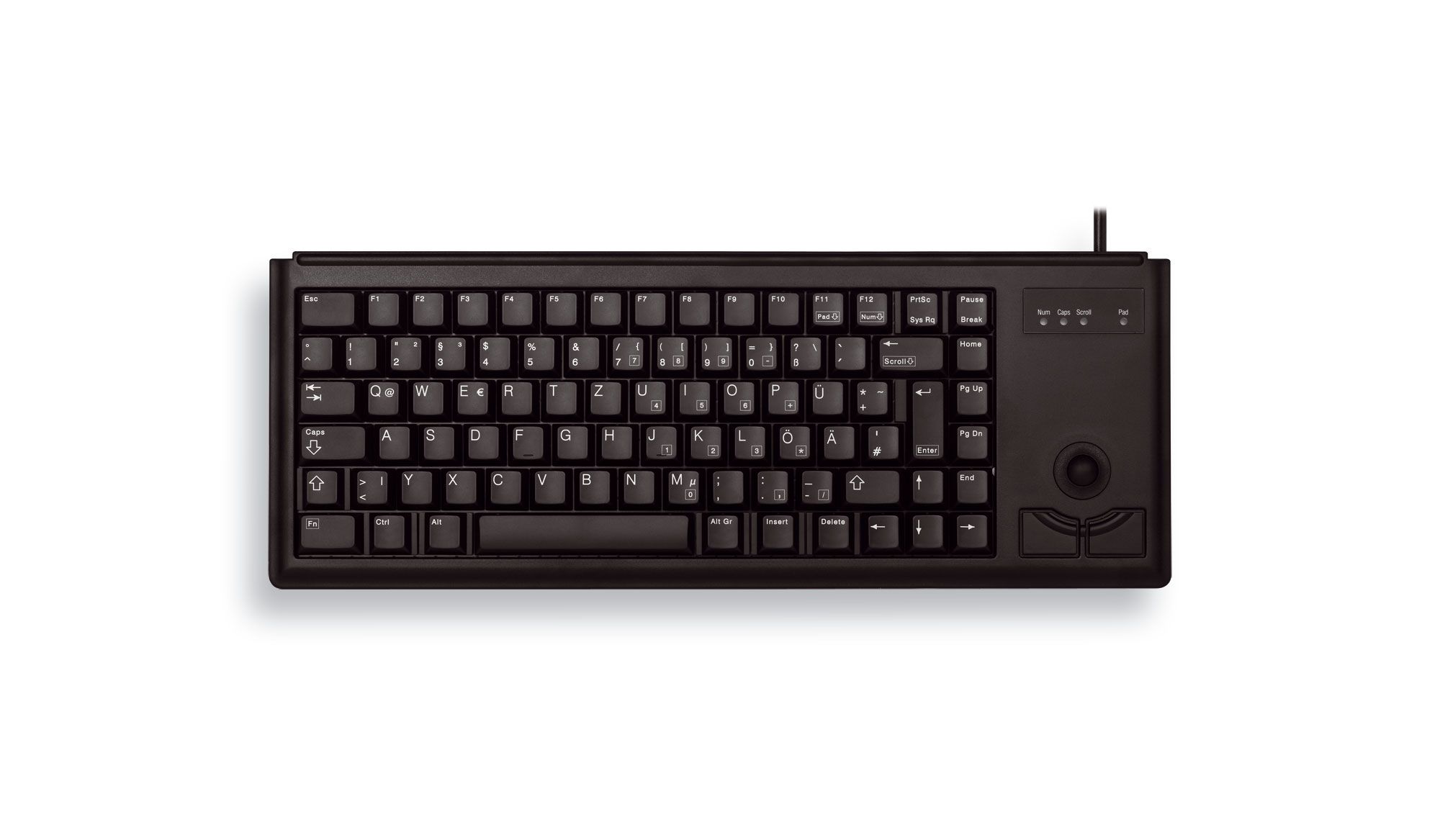 CHERRY Compact-Keyboard G84-4400LPBFR-0