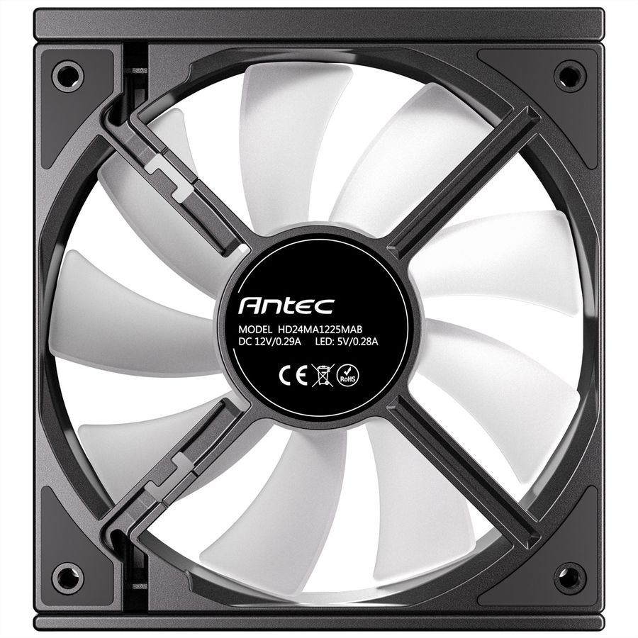 ANTEC Ventilateur de boîtier PC C120 ARGB 120 mm, lot de 3, noir