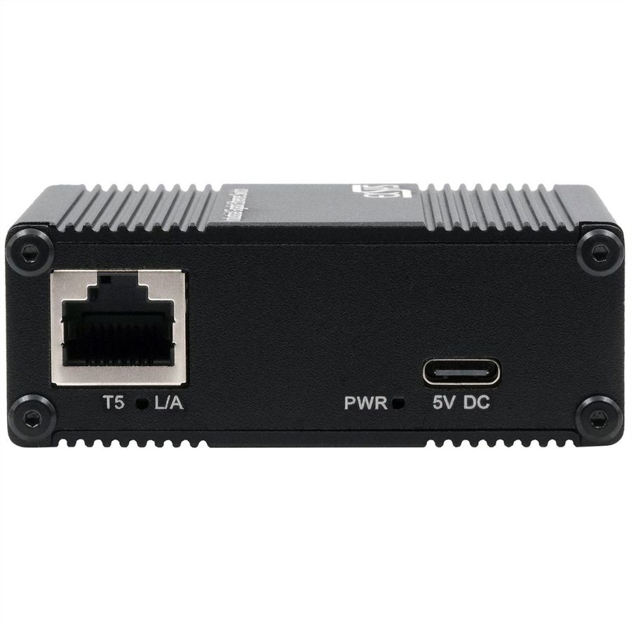EXSYS EX-62021 Micro-switch Gigabit industriel à 5 ports, non géré, alimentation USB-C