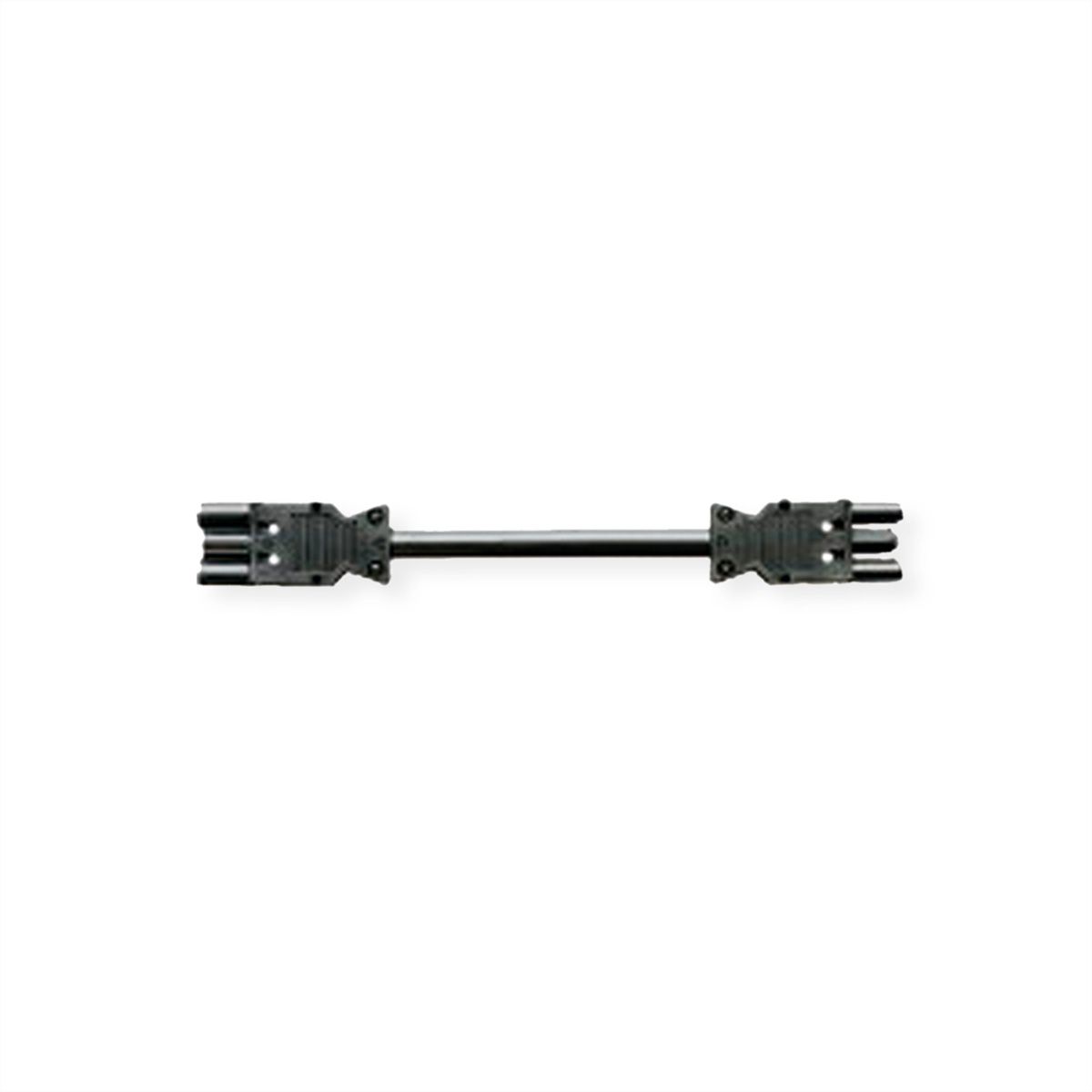 BACHMANN Câble prolongateur GST18-3 Mâle / coupleur, noir, 4 m