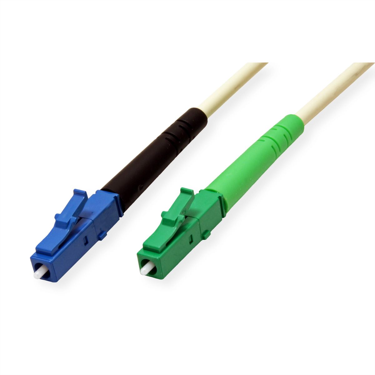 Câble réseau à fibre optique 9/125µm, LC UPC / LC APC, simplex, 15 m