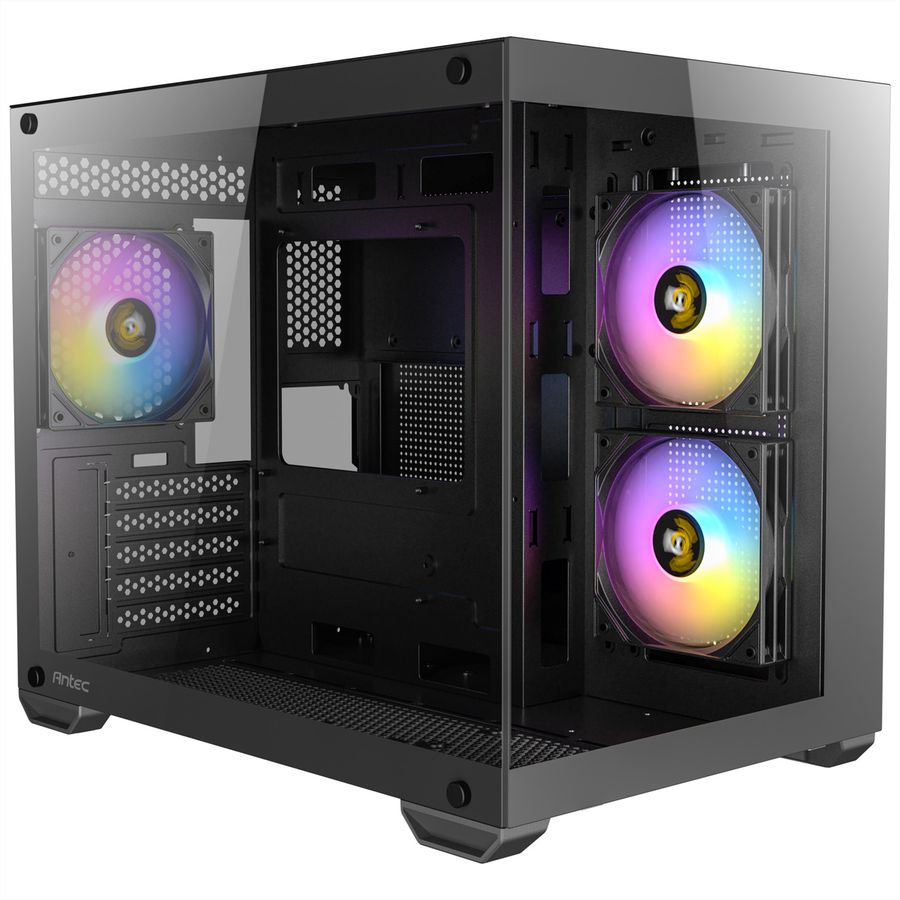 ANTEC CX600M ARGB B Boîtier PC Micro-ATX Gaming PC, noir