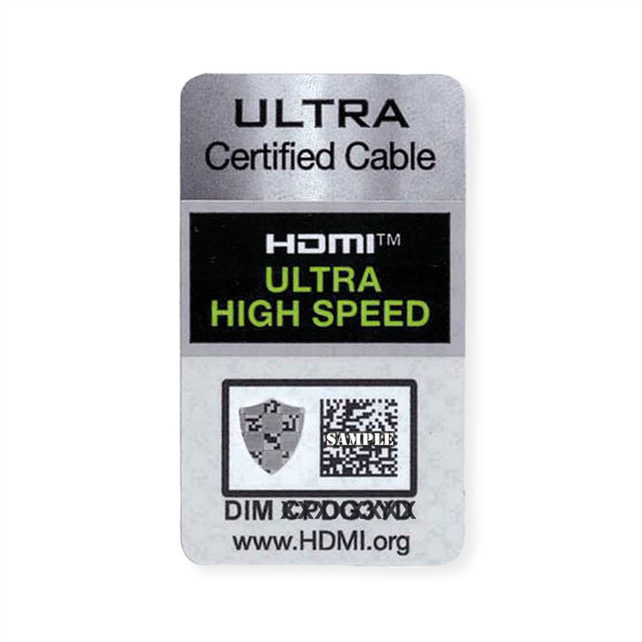 ROLINE GREEN ATC Câble HDMI avec Ethernet Ultra HD 8K, M/M, noir, 2 m