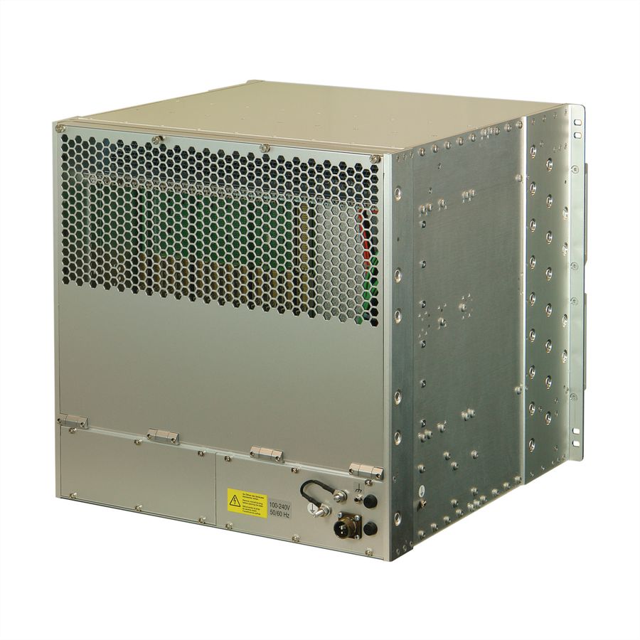 SCHROFF VME64x System, Rugged, 10 U, 12 slots, Pluggable PSU